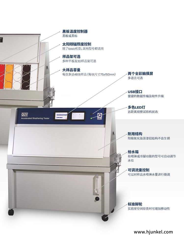 皮革鞋面涂層油漆燈具塑鋼瓦材料紫外耐黃變老化測試箱詳情圖6